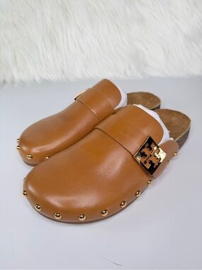 Tory Burch Women’s Mellow Studded Mule - Caramel Corn - Size 9